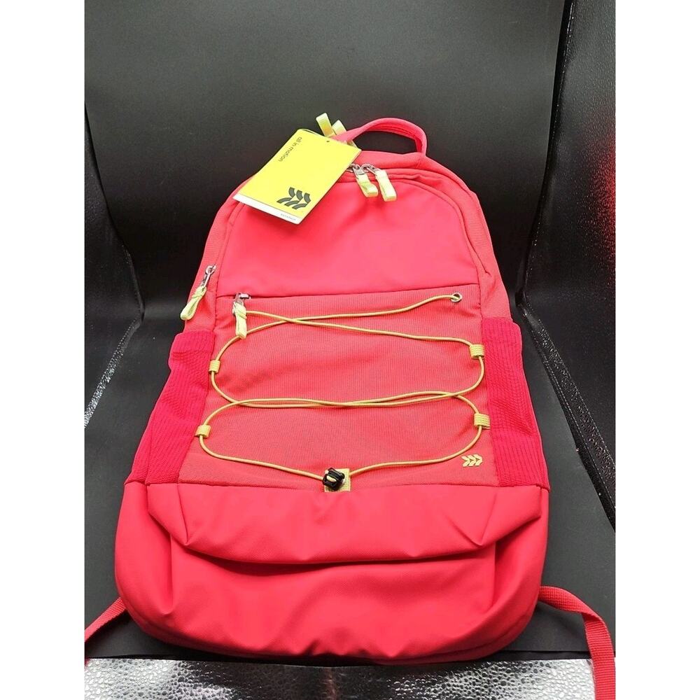 Sporty 19" Backpack Red/Lime - All In Motion NEW